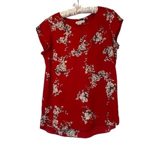 Flower Pattern Top - Size XL